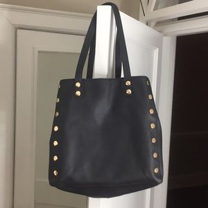 ASOS brand gold studded shopper tote